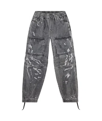 DIESEL DIESEL D-MIRT 0PGAC STRAIGHT-LEG CARGO JEANS