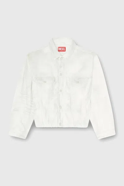 Diesel D Morvi Mini Jacket In White