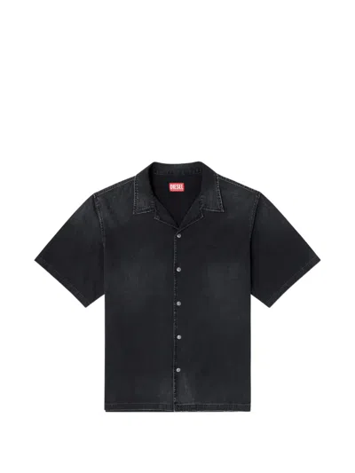 Diesel D-nabil-d Shirt In Black