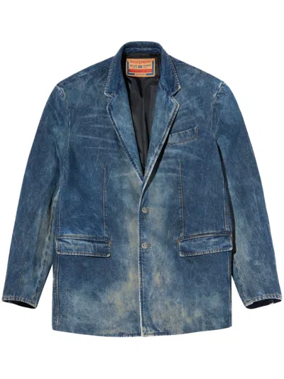 Diesel D-over Blazer In Navy