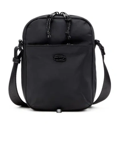 Diesel D-pack-crossbody Bag In Tech Fabric In Black
