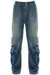 Diesel D-para-short-fsf Cropped Jeans