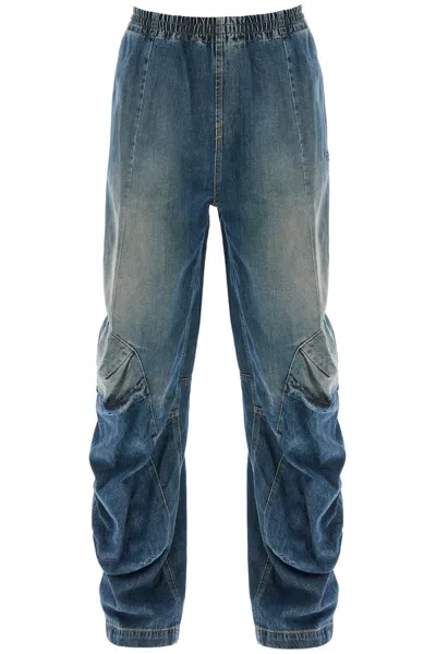 DIESEL D PARA FSF JEANS IN BLUE COTTON DIESEL