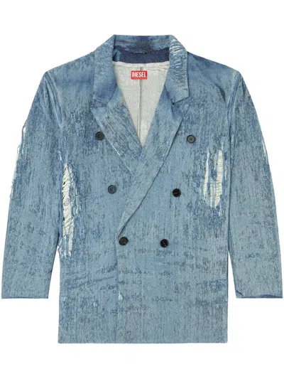 Diesel D-pekka Blazer In Blau
