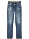 Diesel Straight Jeans In Blue
