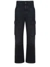 Diesel D-pot-cargo Mid Rise Straight Jeans