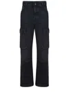 Diesel D-pot-cargo Mid Rise Straight Jeans