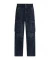 Diesel Navy Blue D-pot-cargo Jeans In Blue
