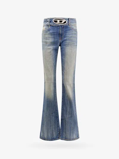 Diesel Bootcut E Flare Jeans In Blue