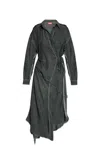 Diesel Gray D-raven-q1 Midi Dress