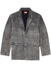 Diesel D-reger-s Blazer In Grey
