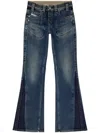 Diesel D-resh-re Bootcut Jeans In Blue