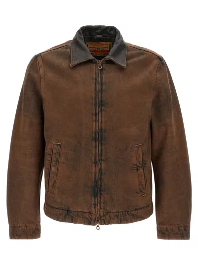 Diesel D-rohe-s Casual Jackets And Parka In Brown