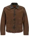 Diesel Brown D-rohe-s Denim Jacket In Brown