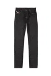 Diesel 1980 D-eeper Trousers Belt Loops In Black