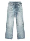 Diesel Women 1971 D-sent Jeans With Distressed Effect In Blue