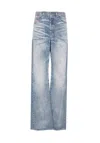 Diesel Vintage Inspired Five Pocket Denim Trousers In Blue