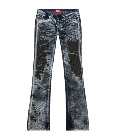Diesel D-shark Bootcut Jeans In 01