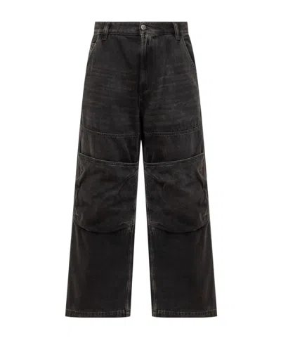 DIESEL DIESEL D-SHIFT WIDE-LEG JEANS
