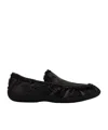 Diesel D-shock Moc Frayed-detail Loafers In Black