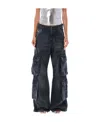 Diesel Woman Jeans Black Size 28w-32l Cotton In Black