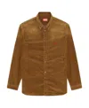 Diesel D-simply Corduroy Shirt In Brown