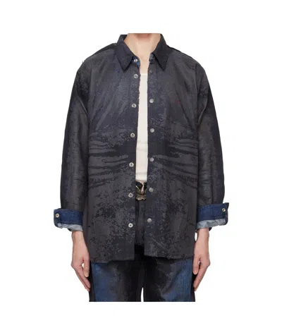 Diesel Gray D-simply-s4 Shirt In 1