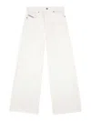 Diesel Tief Sitzende Wide-leg-jeans In Blue