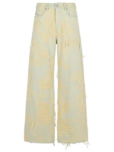 DIESEL DIESEL 'D-SIRE 1996' LIGHT BLUE COTTON JEANS WOMEN
