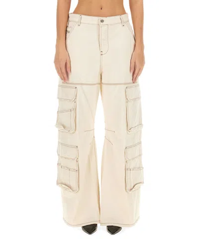 Diesel D-sire Cargo Pants In Neutral