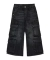 Diesel D-sire Cargo Pocket Jeans In Black