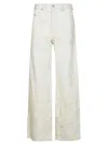 Diesel D-sire Denim Pants In White