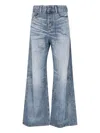 Diesel 1978 D-akemi-fsh Denim Trousers In Blue