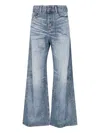 Diesel 1978 D-akemi-fsh Denim Trousers In Blue