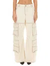Diesel Women's D-sire Cargo Leggings In White