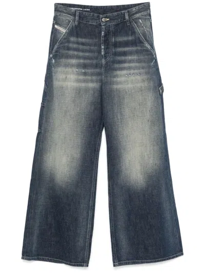 Diesel Belt-loop Jeans In Blue