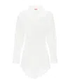 Diesel Midi Chemisier With Logo In White