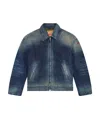 Diesel D-stack Jacket In Blue
