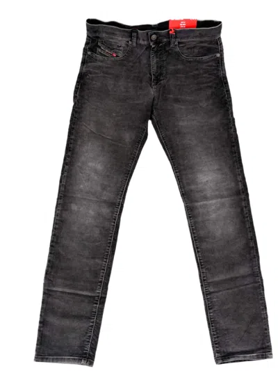 Diesel D-strukt Black Slim Fit Corduroy Denim/jeans
