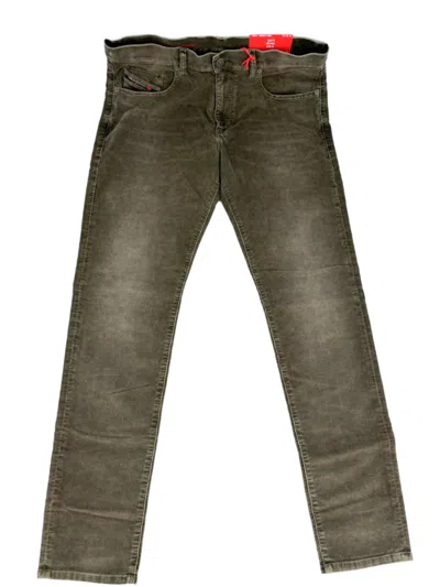 Diesel D-strukt Olive Slim Fit Corduroy Denim Jeans