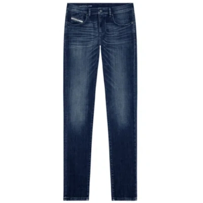 Pre-owned Diesel D-strukt Slim Fit Dark Wash Blue Jeans