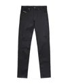 Diesel D-strukt Straight-leg Jeans In Black