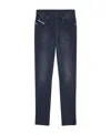 Diesel 1979 Sleenker 0enak Low-rise Skinny Jeans In Black