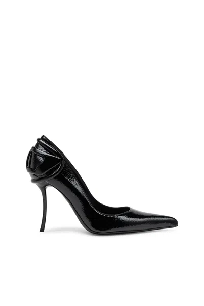DIESEL D-TEN & HALF-GLOSSY PUMPS WITH CURVED HEEL