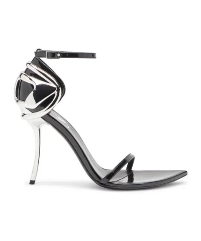 Diesel D-tenhalf Sculptured Heeled Sandals