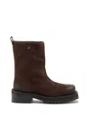 Diesel D-texan Suede Boots In Multi