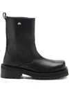 Diesel D-texan Square-toe Boots In Black