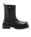 Diesel D-texan Square-toe Boots In Black