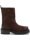 Diesel D-texan Suede Boots In Multi