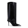 Diesel Black D-tona Wb Tall Boots In Black